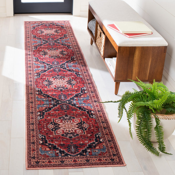 Mistana™ Chenard Oriental Red/Beige Area Rug & Reviews Wayfair